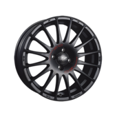 OZ Superturismo GT 18x8" 5x114.3 ET40, Noir Mat, Lettres Rouges
